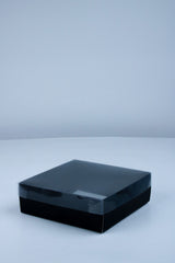 Multicolor Transparent Cover box for gifts and brownies - 6x6x2 inches 7