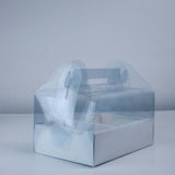 transparent gift handle box 10x6x3 4