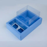 transparent gift handle box 10x6x3 7
