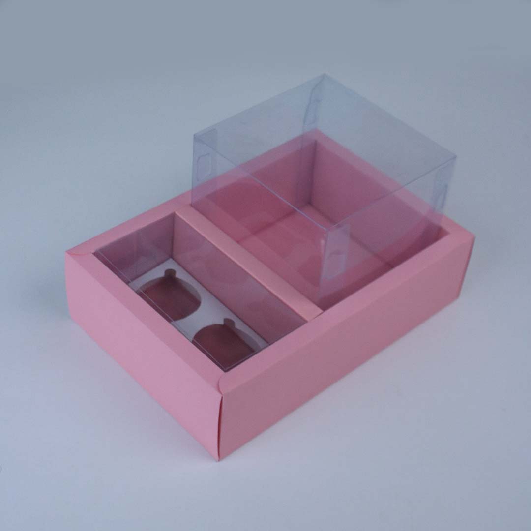 transparent gift handle box 10x6x3 8
