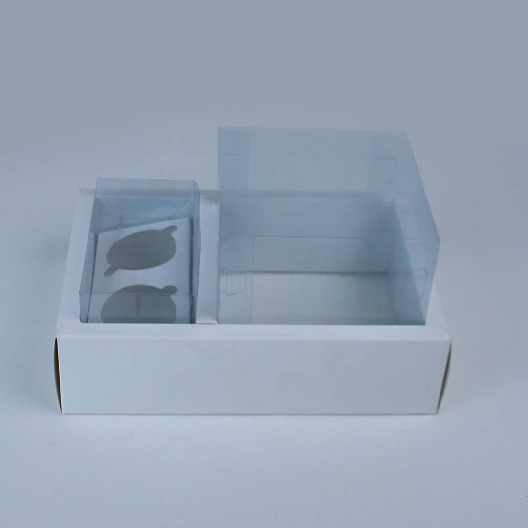 transparent gift handle box 10x6x3 10