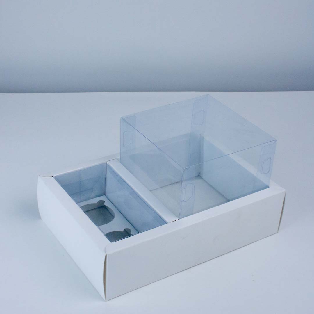 transparent gift handle box 10x6x3 11