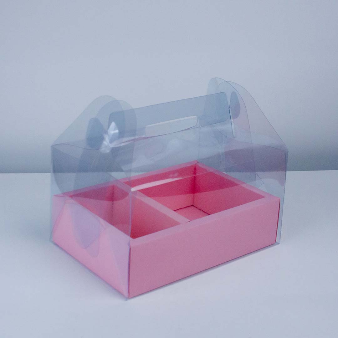 transparent gift handle box 10x6x3 2