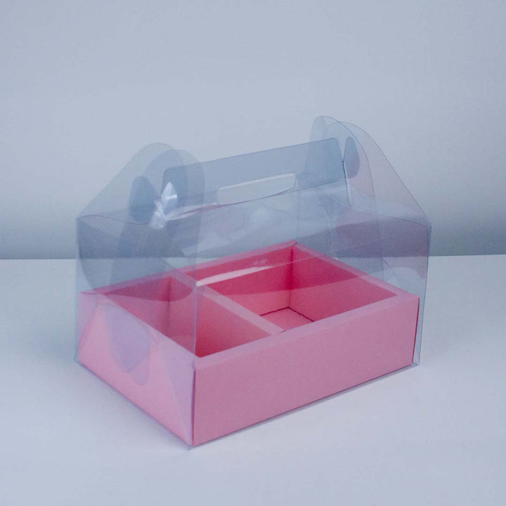 transparent gift handle box 10x6x3 2