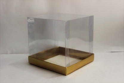 transparent gift box 6x6x6