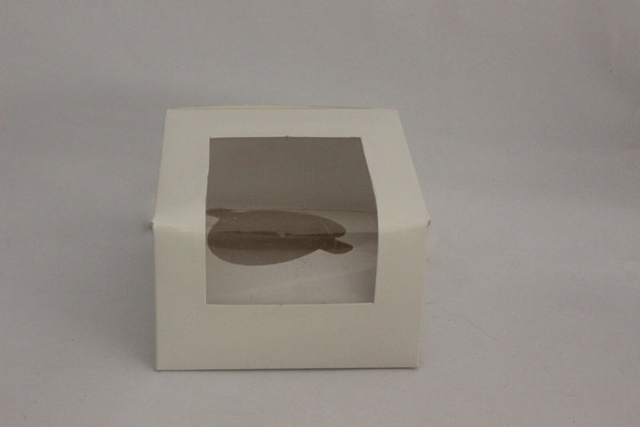 Bakery Gift Box For Sweets, Cupcake & Candles- 4x4 inches 2