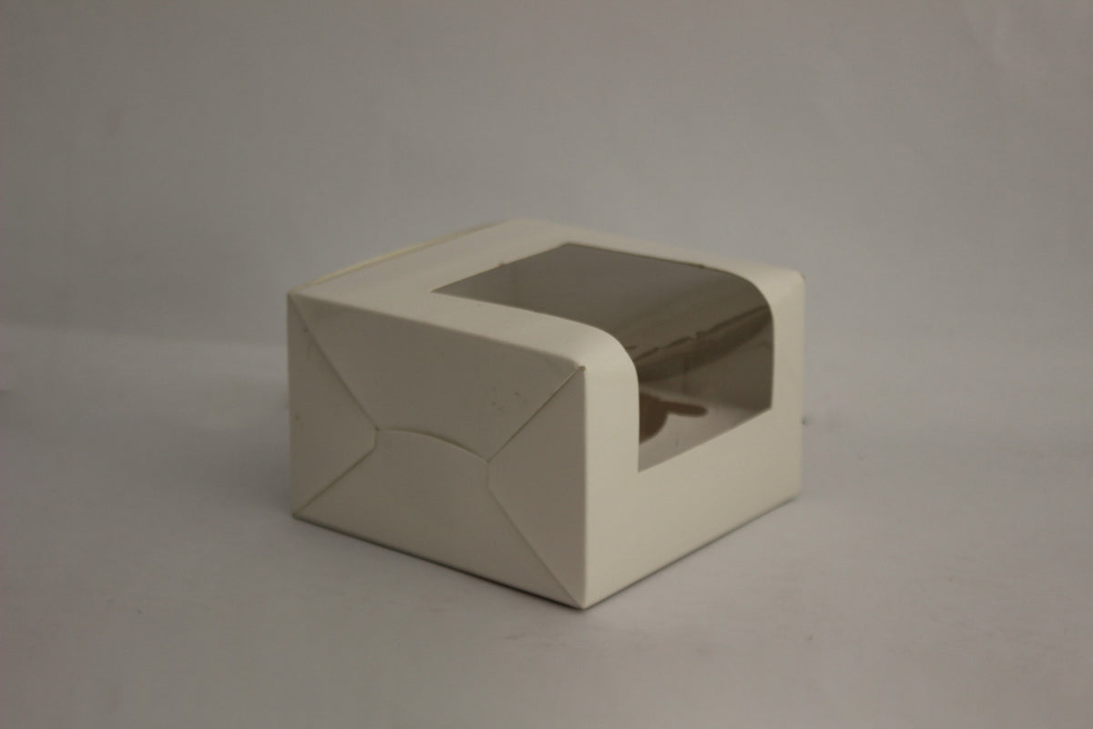 Bakery Gift Box For Sweets, Cupcake & Candles- 4x4 inches 14