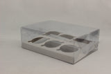 Transparent Cupcake Box for 6 Cupcakes (6"x9"x3")
