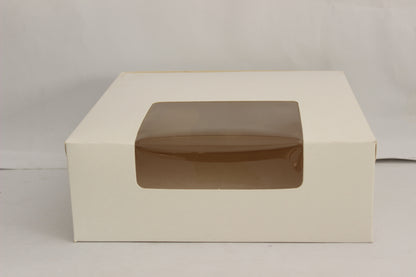 CAKE BOXES, white, 7.5x7.5x3