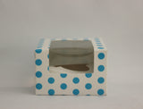Bakery Gift Box For Sweets, Cupcake & Candles- 4x4 inches 4