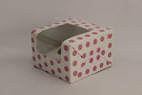 Bakery Gift Box For Sweets, Cupcake & Candles- 4x4 inches 7