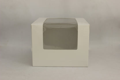 CAKE BOX, WHITE, (L*W*H 6x6x6 inches)