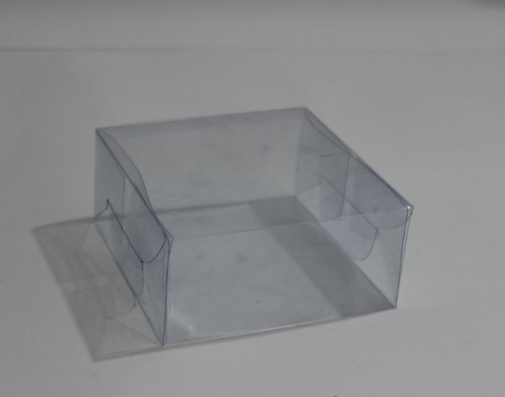 Transparent PVC Candle Box (4"x4"x2") – Premium Gift Box for Candles & Small Items 2
