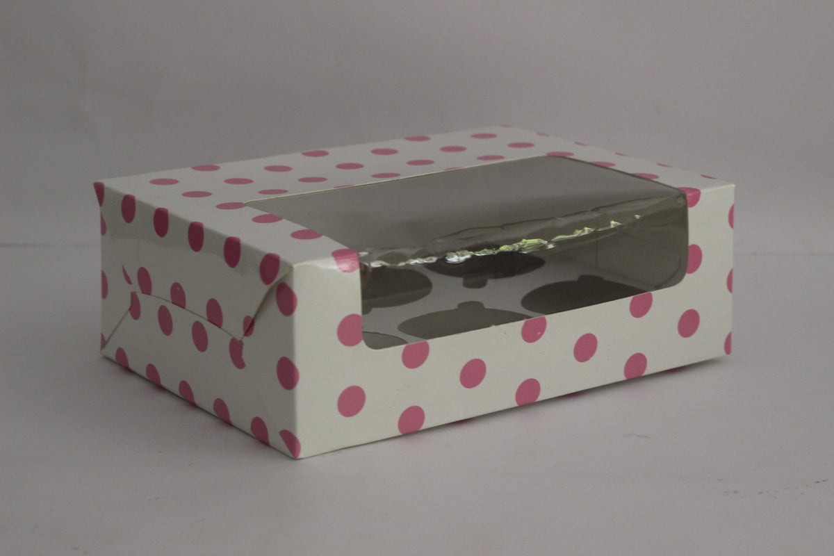 Bakery Box for 6 Cupcakes (6x9x3 inches) 2