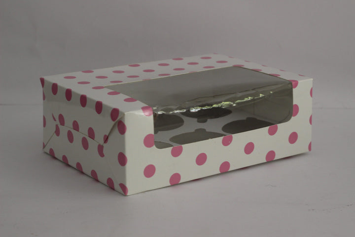 Bakery Box for 6 Cupcakes (6x9x3 inches) 2