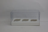 Transparent Cupcake Box for 3 mini Cupcakes 2