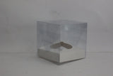 Bakery Gift Box For Sweets, Cupcake & Candles- 4x4 inches 9