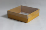 Multicolor Transparent Cover box for gifts and brownies - 6x6x2 inches 4