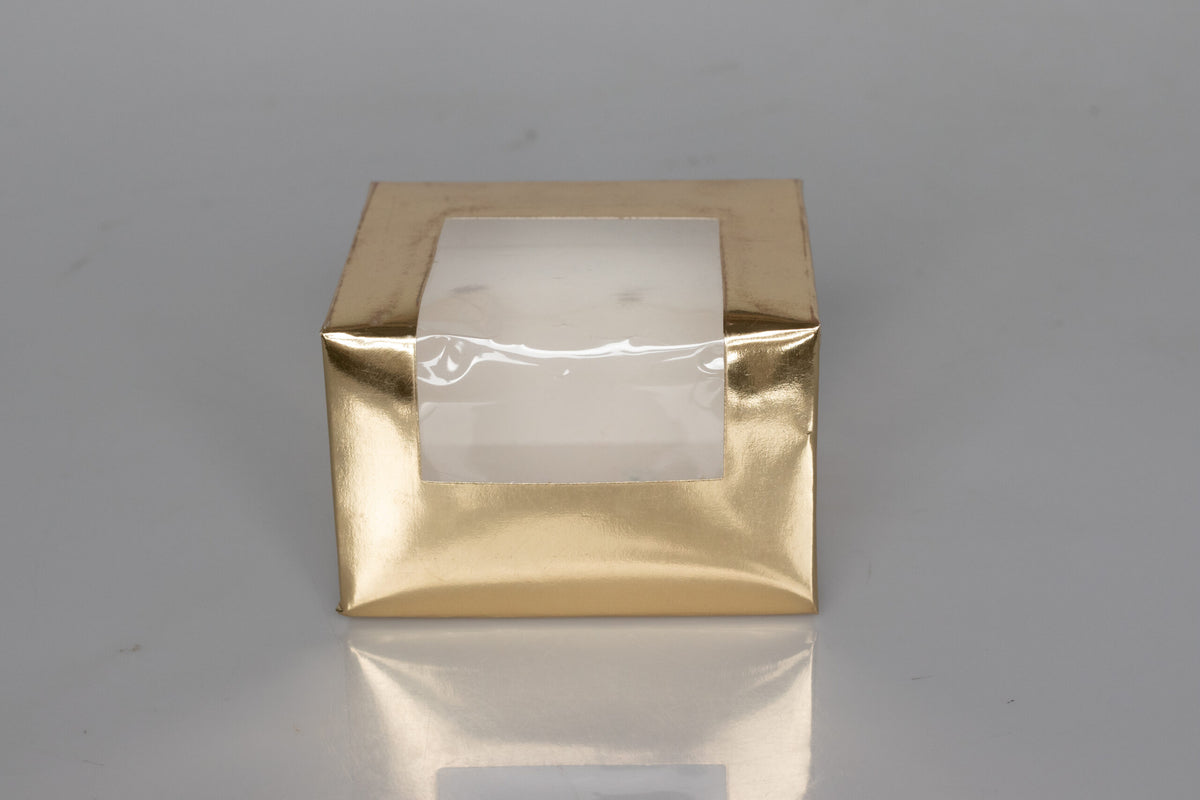 Bakery Gift Box For Sweets, Cupcake & Candles- 4x4 inches 11