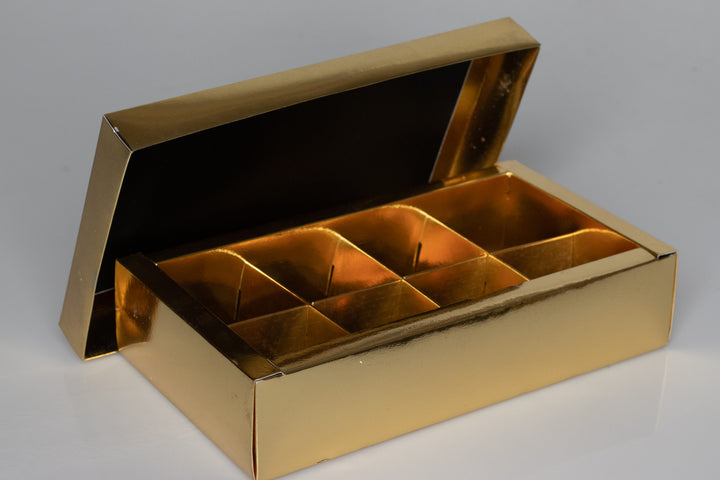 Sweet Gift Box with 8 Removable Compartments (8"x4"x2") 2