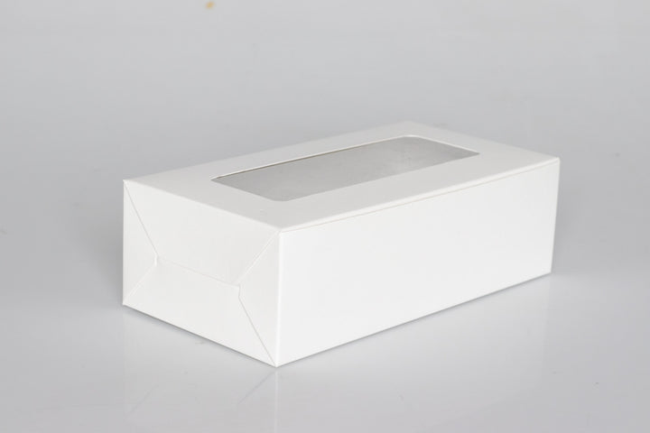 White Bakery Box for Bread & Cakes (8.25x4.5x2.5 inches)