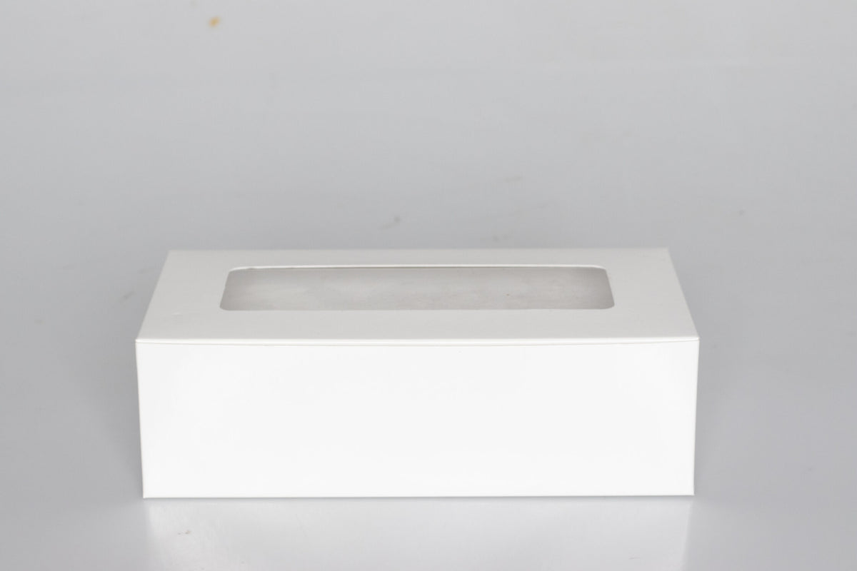 White Bakery Box for Bread & Cakes (8.25x4.5x2.5 inches) 2