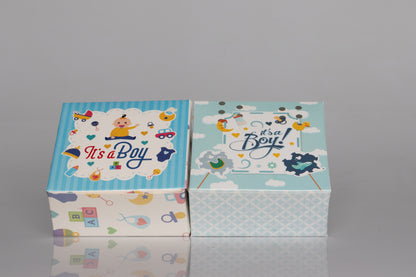 Birth Announcement Gift Box: "It's A Boy" – Custom Baby Box Packaging