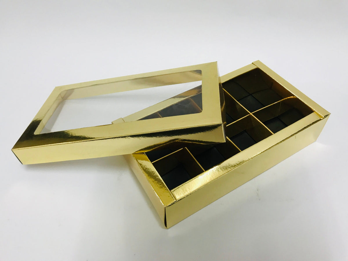 Sweet Gift Box with 8 Removable Compartments (8"x4"x2") 11