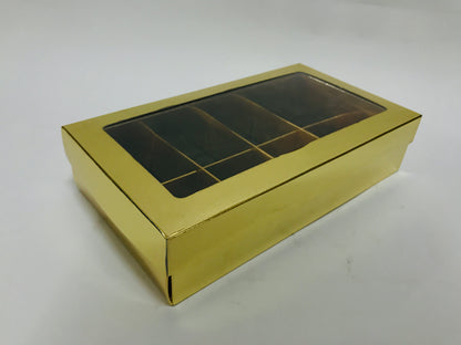 Gift box for sweets, dates with 8 partitions