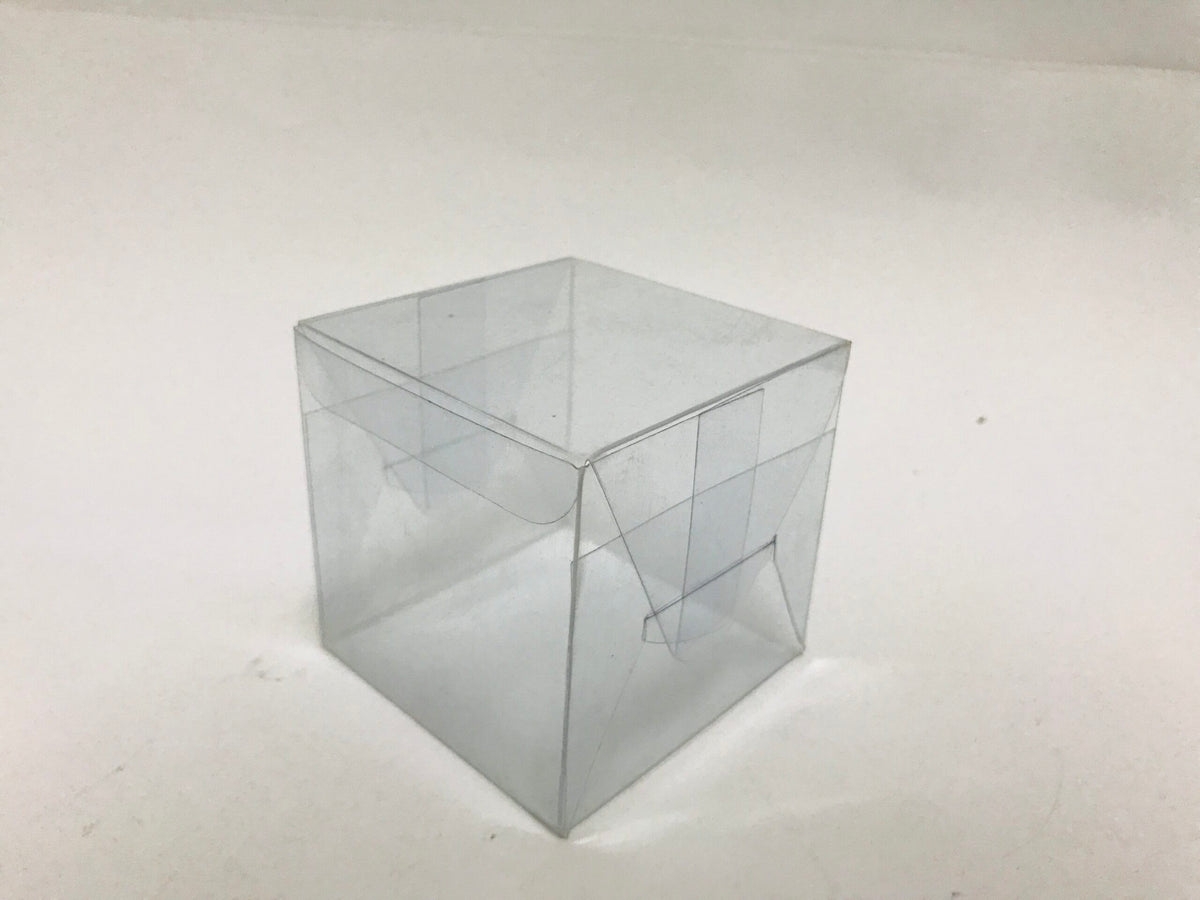 Transparent PVC Gift Box for Candles and small items (2"x2"x2") 2