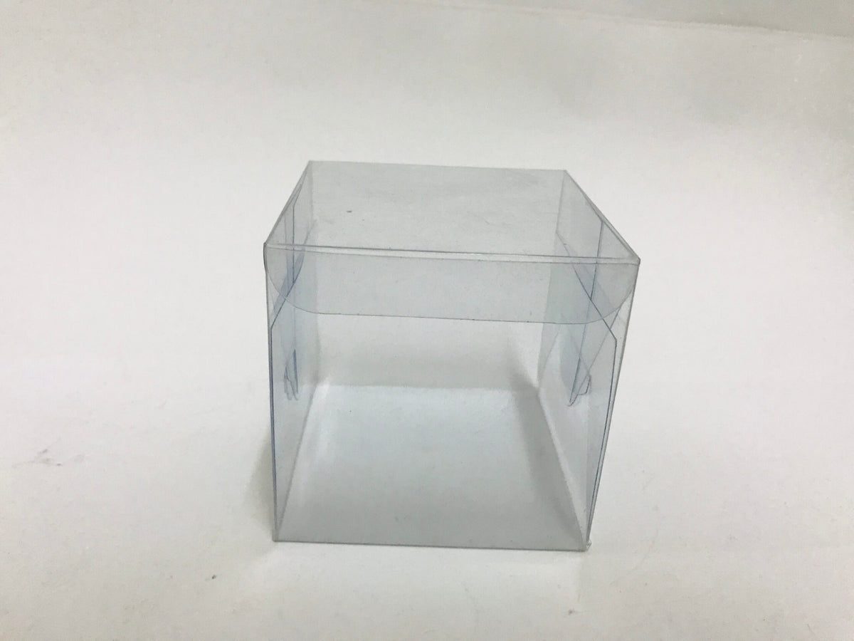 Transparent PVC Gift Box for Candles and small items (2"x2"x2")