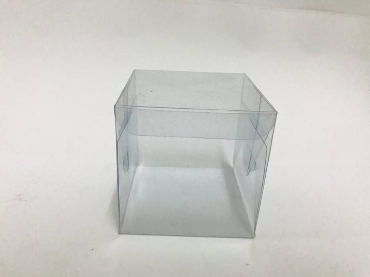Transparent PVC Gift Box for Candles and small items (2"x2"x2")