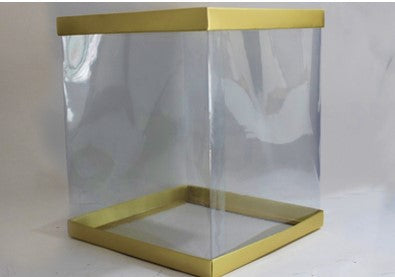 transparent gift box 10x10x10