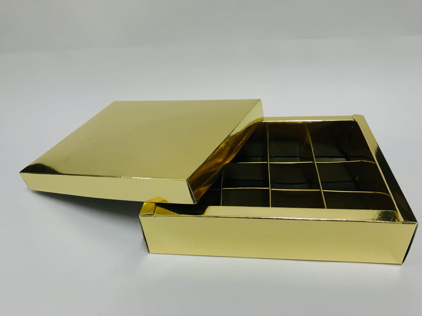 Gift box for sweets, dates with 12 partitions