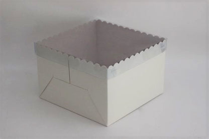 transparent box, clear top 6x6x4