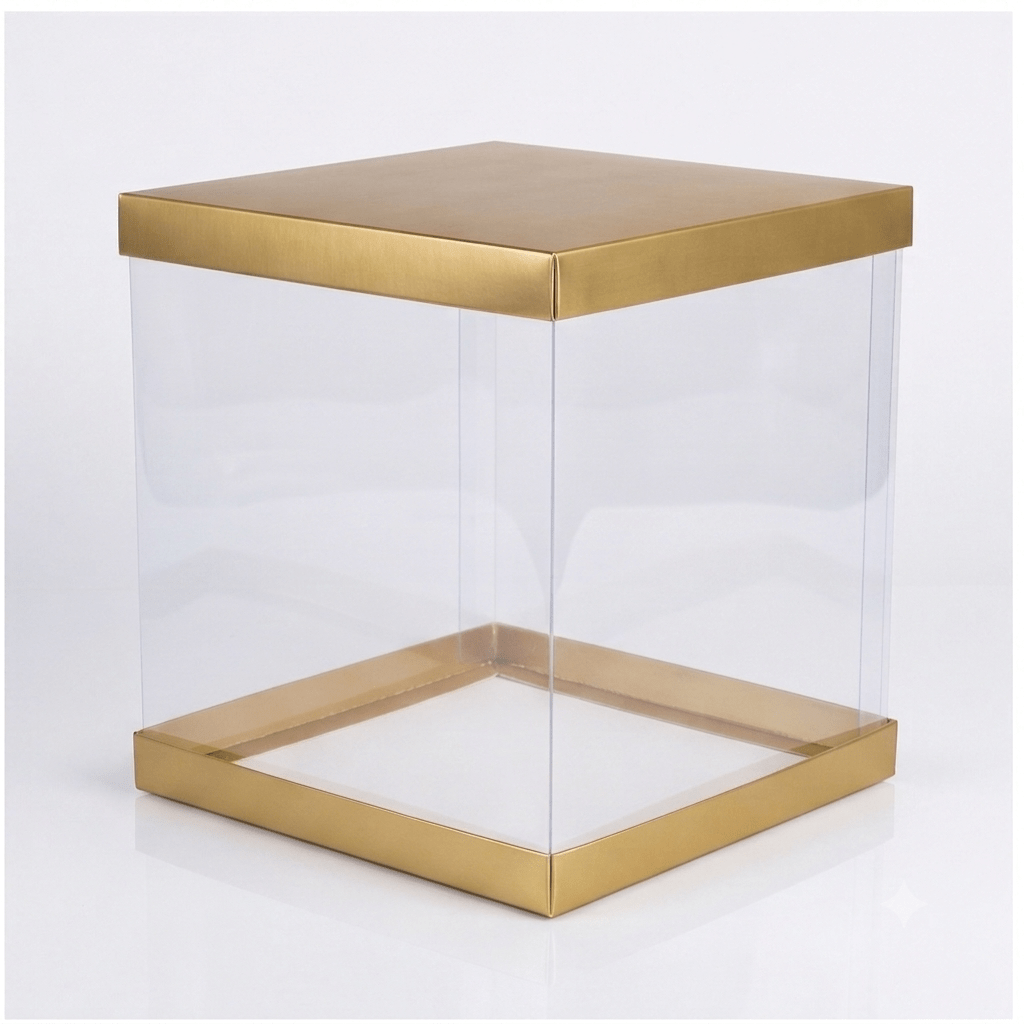 Multicolor Transparent PVC Box for Cakes and Gifts 10