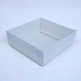 Multicolor Transparent Cover box for gifts and brownies - 6x6x2 inches 11