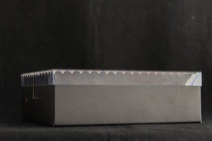 Transparent Box with Clear Top (12x9x3 inches) – Premium Packaging for Sweets, Gifts, Brownies, Cupcake and More