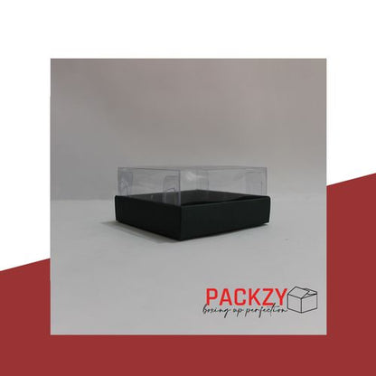 transparent gift box 4x4x2