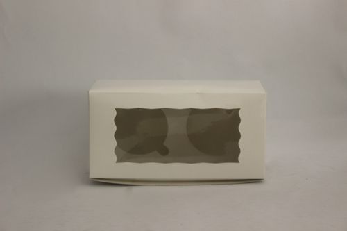 cupcake boxes, for 2 cupcake boxes, white