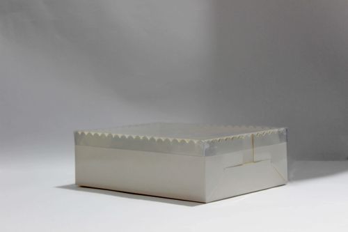 transparent box, clear top, 6x9x3