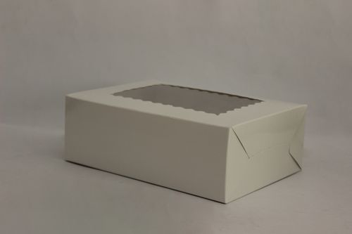 cupcake box, for 12 mini cupcakes, white