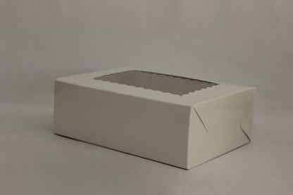 cupcake box, for 12 mini cupcakes, white