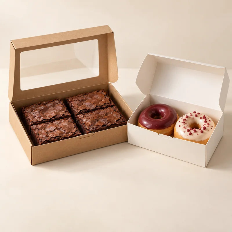 Brownie & Donut Boxes packaging presentation