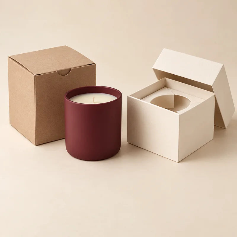 Candle Boxes packaging presentation