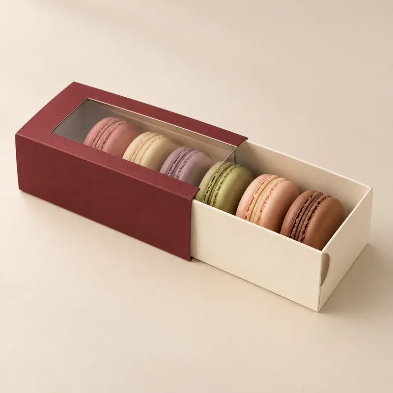 macaroon boxes packaging presentation