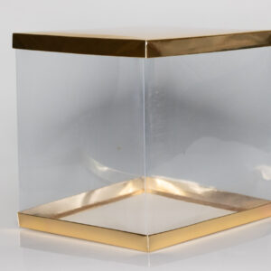 Transparent Gift Box for Cake and Gifts (10"x10"x10")