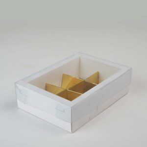 Sweet Gift Box with 6 Removable Compartments (6"x4"x2")