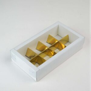 Sweet Gift Box with 8 Removable Compartments (8"x4"x2")