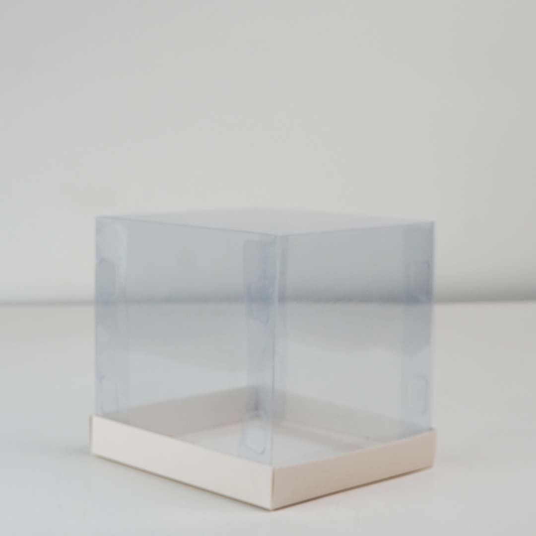 Transparent Gift Box for Cakes, Sweets & Gifts (6"x6"x6")
